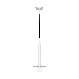 Nodes One Light Pendant in Polished Nickel (454|KP1001PN)