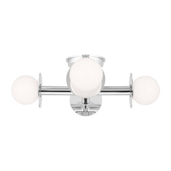 Nodes Four Light Semi-Flush Mount in Polished Nickel (454|KF1034PN)