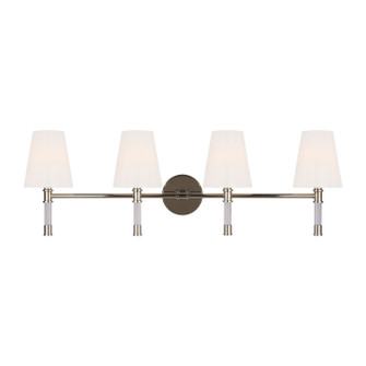 Hanover Four Light Bath Vanity in Polished Nickel (454|CV1054PN)