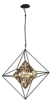 Epic Four Light Chandelier in Textured Iron (67|F5325-TRN)