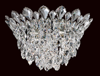 Trilliane Strands Four Light Flush Mount in Polished Stainless Steel (53|TR1201N-401R)