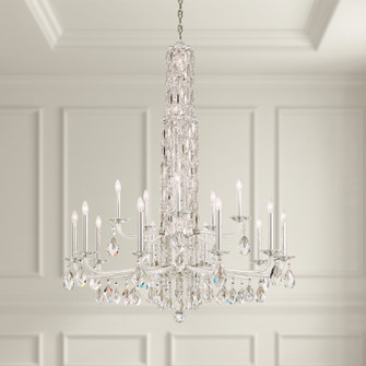 Siena 17 Light Chandelier in Black (53|RS84151N-51R)