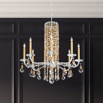 Siena Eight Light Chandelier in Antique Silver (53|RS83081N-48R)