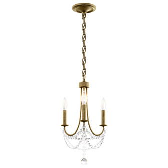 Verdana Three Light Chandelier in Heirloom Gold (53|RJ1003N-22O)