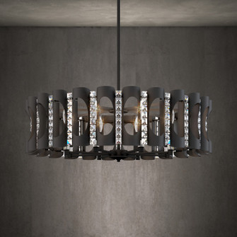 Twilight Eight Light Pendant in Black (53|MR1008N-BK1O)