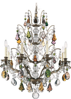 Bordeaux Eight Light Chandelier in French Gold (53|5771-26H)