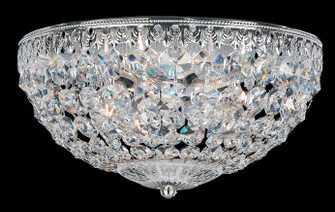 Petit Crystal Four Light Flush Mount in Polished Silver (53|1560-40R)