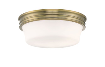 Galen Three Light Flush Mount in Antique Brass (185|5912-AN-MO)