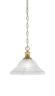 Chain One Light Pendant in New Age Brass (200|96-NAB-5931)