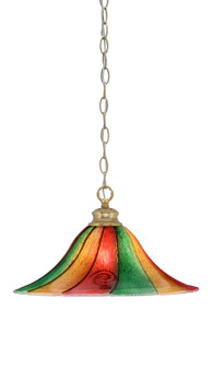 Chain One Light Pendant in New Age Brass (200|92-NAB-767)