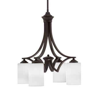 Zilo Four Light Chandelier in Dark Granite (200|568-DG-310)