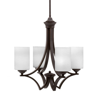 Zilo Four Light Chandelier in Dark Granite (200|564-DG-310)