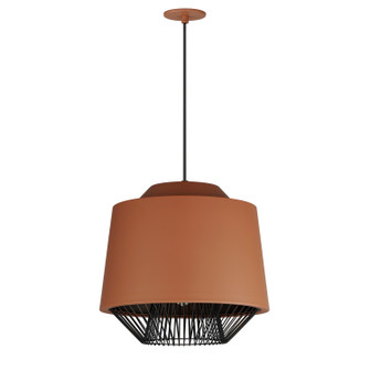 Phoenix LED Pendant in Brick/Black (86|E11394-BRKBK)