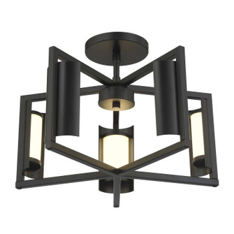 Trizay LED Wall Sconce in Coal Black (42|P1554-66A-L)