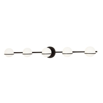 Textile LED Bath Bar in Brushed Nickel (102|FSN-4165-OPAL-NCKL)