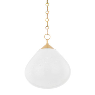 Semilla One Light Pendant in Vintage Brass (68|362-14-VB)