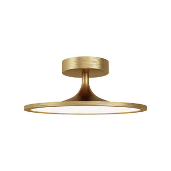 Issa LED Semi Flush Mount in Brushed Gold (452|SF418012BG)