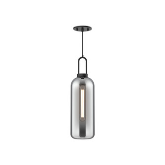 Soji One Light Pendant in Matte Black/Opal Matte Glass (452|PD401606MBOP)