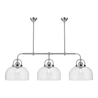Lancaster Three Light Linear Pendant in Chrome (452|LP461155CH)