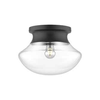 Marcel One Light Flush Mount in Matte Black (452|FM464012MB)