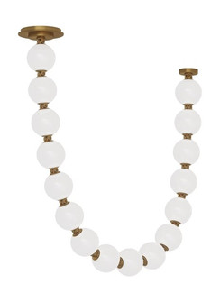 Perle LED Pendant in Natural Brass (182|SLPD23127NBR)