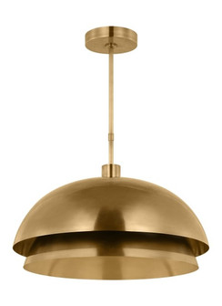 Shanti LED Pendant in Natural Brass (182|SLPD13527NB)
