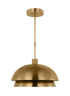 Shanti LED Pendant in Natural Brass (182|SLPD13427NB)