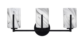 Atlas Three Light Bathroom Lighting in Matte Black (200|4513-MB-3009)