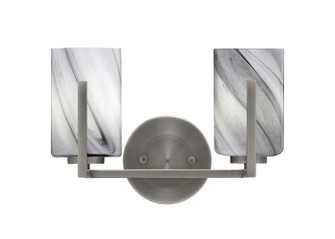 Atlas Two Light Bathroom Lighting in Graphite (200|4512-GP-3009)