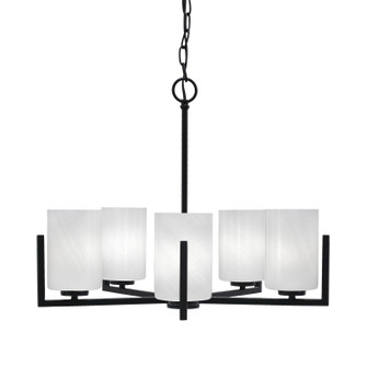 Atlas Five Light Chandelier in Matte Black (200|4505-MB-3001)