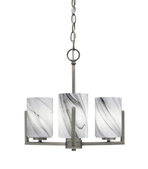 Atlas Three Light Chandelier in Graphite (200|4503-GP-3009)