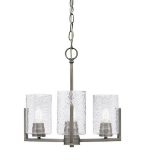 Atlas Three Light Chandelier in Graphite (200|4503-GP-3002)