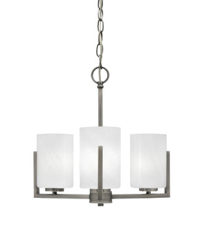 Atlas Three Light Chandelier in Graphite (200|4503-GP-3001)