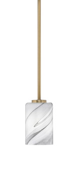 Atlas One Light Mini Pendant in New Age Brass (200|4501-NAB-3009)