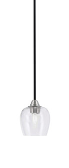 Paramount One Light Mini Pendant in Matte Black & Brushed Nickel (200|3401-MBBN-4810)
