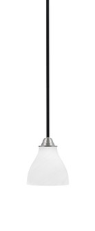 Paramount One Light Mini Pendant in Matte Black & Brushed Nickel (200|3401-MBBN-4761)