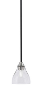 Paramount One Light Mini Pendant in Matte Black & Brushed Nickel (200|3401-MBBN-4760)