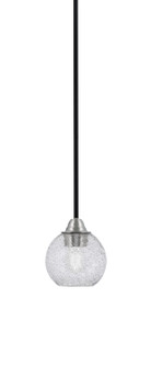 Paramount One Light Mini Pendant in Matte Black & Brushed Nickel (200|3401-MBBN-4102)