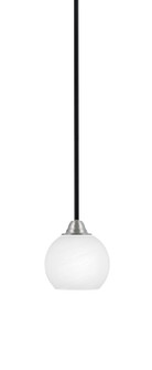 Paramount One Light Mini Pendant in Matte Black & Brushed Nickel (200|3401-MBBN-4101)