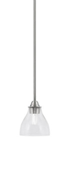 Paramount One Light Mini Pendant in Brushed Nickel (200|3401-BN-4760)