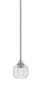 Paramount One Light Mini Pendant in Brushed Nickel (200|3401-BN-4100)