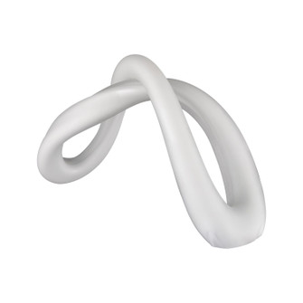 Twisted Decorative Object in White (45|H0047-10984)