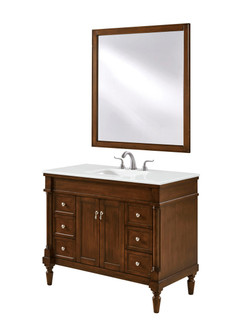 Lexington Single Bathroom Vanity in Walnut (173|VF13042WT-VW)