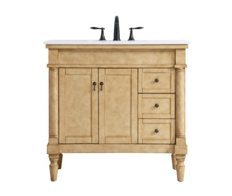 Lexington Single Bathroom Vanity in Antique bronze (173|VF13036AB-VW)