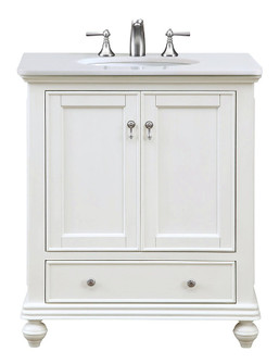 Otto Single Bathroom Vanity in Antique white (173|VF-1023-VW)