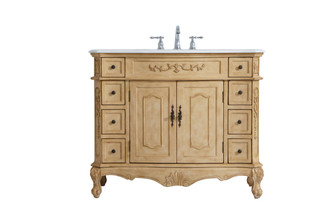 Danville Single Bathroom Vanity in Antique beige (173|VF10142AB-VW)