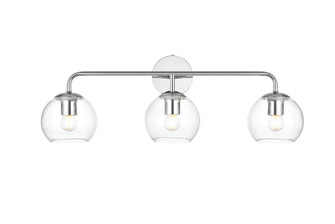 Genesis Three Light Bath Sconce in Chrome (173|LD7321W28CH)