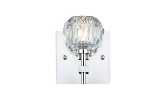 Graham One Light Wall Sconce in Chrome and Clear (173|3509W6C)