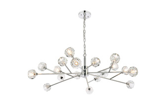 Graham 18 Light Pendant in Chrome and Clear (173|3509D48C)
