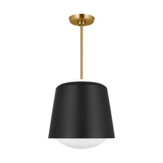 Draper One Light Pendant in Midnight Black (454|KSP1141MBK)